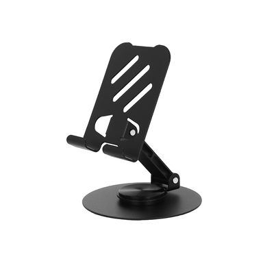 Soporte para celular de escritorio plegable metálico negro -  Miniso