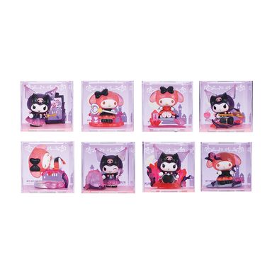 Blind box reino secreto floral 6.5x6.5 cm caja de acrílico kuromi & my melody sanrio -  Sanrio