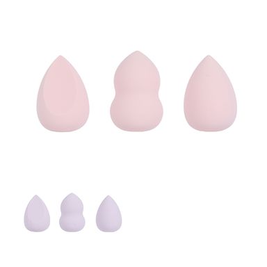 Set esponjas de maquillaje con estuche 3 piezas -  Miniso
