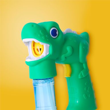Pistola de burbujas sintético verde 56 ml dinosaurio -  Miniso