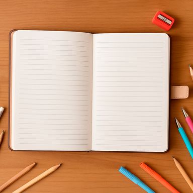 Libreta pasta dura rosa 12.8x18 cm 80 hojas rayas -  Miniso