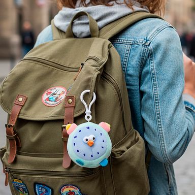 Llavero diseño aleatorio felpa multicolor 15 cm dundun -  Miniso