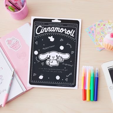 Kit de dibujo flocado diseño aleatorio 6 piezas sanrio -  Sanrio