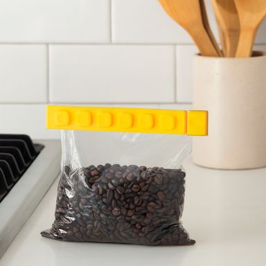 Set pinzas de sellado tipo bloques de construcción sintéticos multicolor 4 piezas -  Miniso