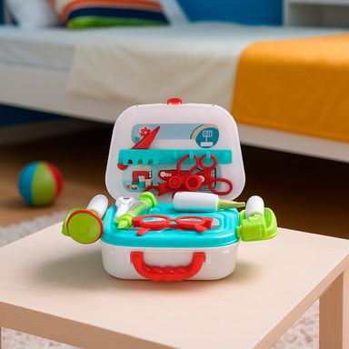 Estuche portátil de juguete kit de doctor 13 piezas -  Miniso