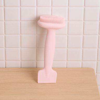 Cepillo de limpieza facial macaron silicona multicolor 2 en 1 -  Miniso