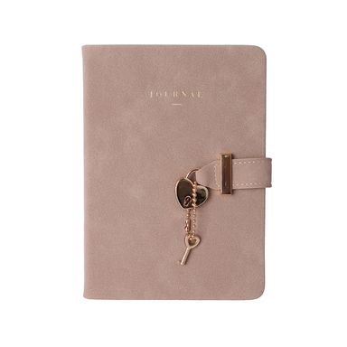 Libreta pasta dura rosa 12.8x18 cm 80 hojas rayas -  Miniso