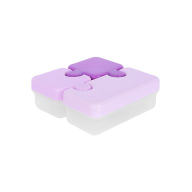 Set tapers de alimentos plástico morados 185, 390 ml 3 piezas -  Miniso