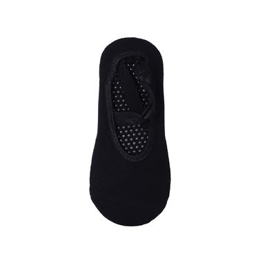 Medias para yoga 69% algodón, 19% poliéster, 9% poliamida, 3% elastano negros talla 23-25 -  Miniso