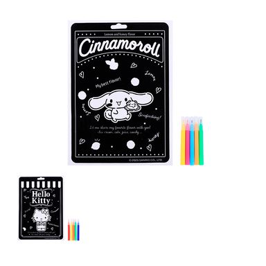 Kit de dibujo flocado diseño aleatorio 6 piezas sanrio -  Sanrio