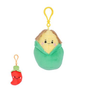 Llavero felpa 16 cm verduritas -  Miniso