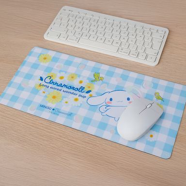 Mouse pad 100% poliéster azul 70x30 cm cinnamoroll sanrio -  Sanrio