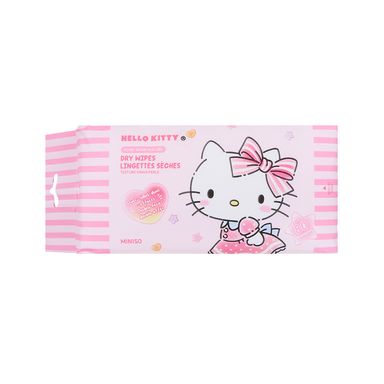 Toallitas faciales secas 20x20 cm 80 piezas hello kitty sanrio -  Sanrio