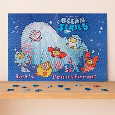 Rompecabezas aventuras en el océano 70x50 cm 1000 piezas dundun -  Miniso