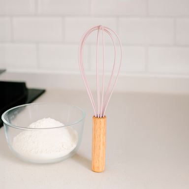 Batidor de cocina silicón rosa -  Miniso