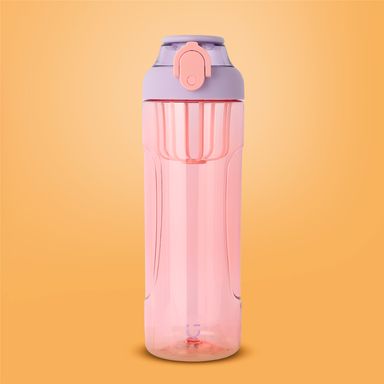 Tomatodo con infusor minimalista plástico coral 840 ml -  Miniso