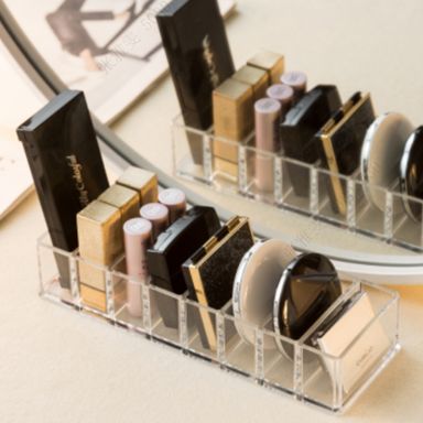 Organizador para cosméticos con secciones sintético transparente 26.5x5.7x10 cm -  Miniso