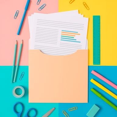 Folder papel durazno 25x18 cm -  Miniso