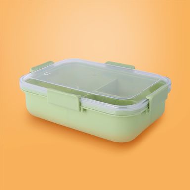 Taper de alimentos gran capacidad plástico verde 1350 ml -  Miniso
