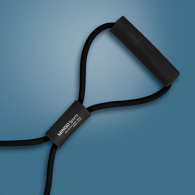 Liga de resistencia minimalista látex negra -  Miniso