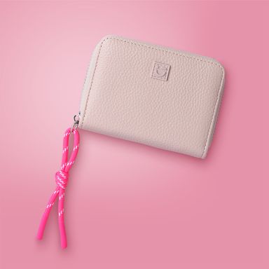 Cartera para mujer sintética beige 11x2x9 cm -  Miniso