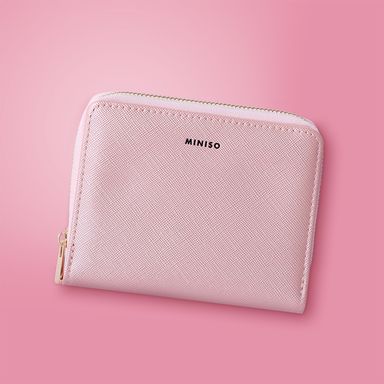 Cartera para mujer sintética rosa 12x9x3 cm -  Miniso