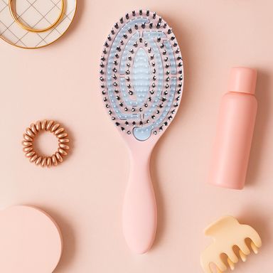Cepillo para cabello candy paradise sintético rosa -  Miniso