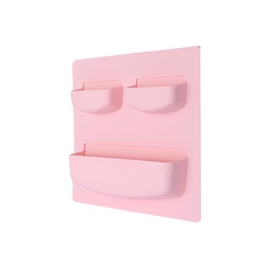 Organizador de pared sintético rosa 21.8x21.8 cm -  Miniso