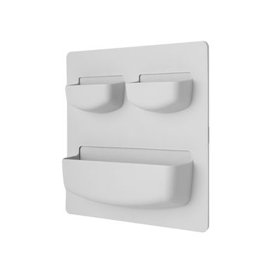 Organizador de pared minimalista sintético blanco 21.8x21.8 cm -  Miniso