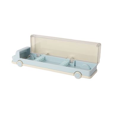 Organizador de escritorio diseño de autobús plástico verde aqua 23.5x5.2x7 cm -  Miniso