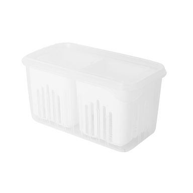 Taper de alimentos con cestas de drenaje plástico 750 ml -  Miniso