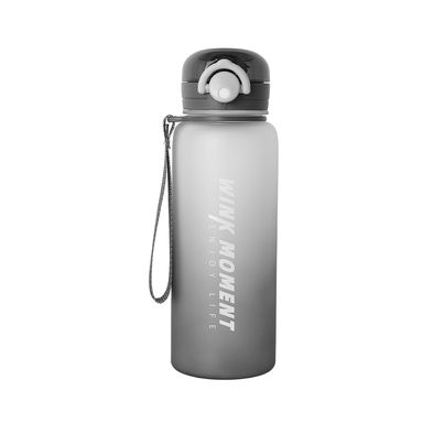 Tomatodo con tapa enroscable minimalista plástico degradado 700 ml -  Miniso