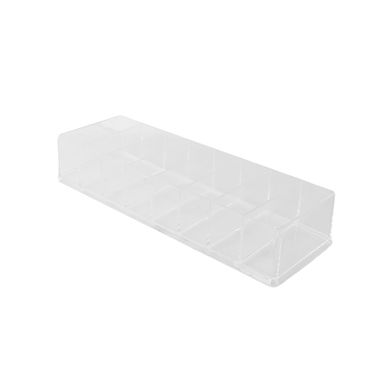 Organizador para cosméticos con secciones sintético transparente 26.5x5.7x10 cm -  Miniso