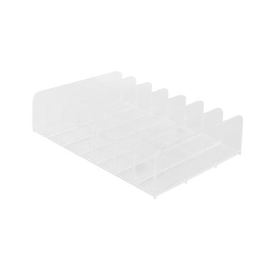 Organizador para cosméticos con secciones sintético transparente 17.3x13.5 cm -  Miniso