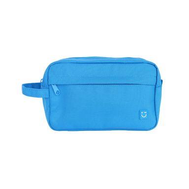 Cosmetiquera textil azul 23x9x14 cm -  Miniso