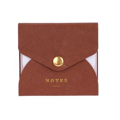 Set notas adhesivas con funda café 30 hojas 2 piezas -  Miniso