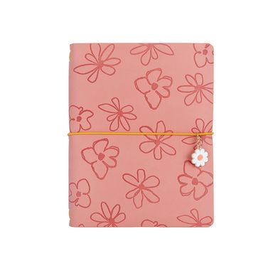 Libreta pasta dura rosa 12x16.8 cm 64 hojas -  Miniso