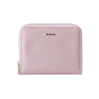 Cartera para mujer sintética rosa 12x9x3 cm -  Miniso