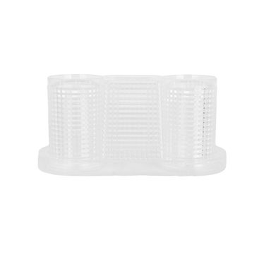 Organizador para cosméticos multifuncional sintético transparente 24.6x9.5x10.5 cm -  Miniso