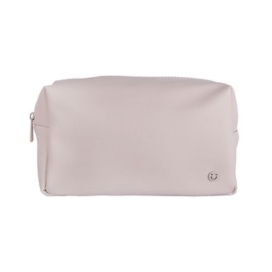 Cosmetiquera textil beige 20x12x10 cm -  Miniso