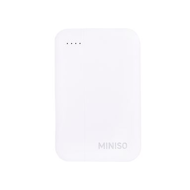 Power bank blanca micro usb, tipo c y tipo a 4000 mah -  Miniso