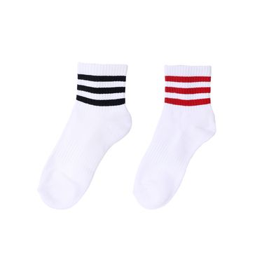 Set calcetines para mujer deportivos 72% poliéster, 23% algodón, 4% elastodieno, 1% elastano multicolor talla 23-25 2 pares -  Miniso