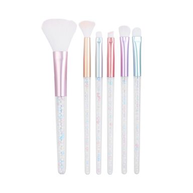Kit brochas de maquillaje macaron sintéticas multicolor 6 piezas -  Miniso