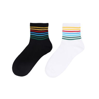 Set calcetines para mujer 100% poliéster multicolor talla 23-26 2 pares -  Miniso