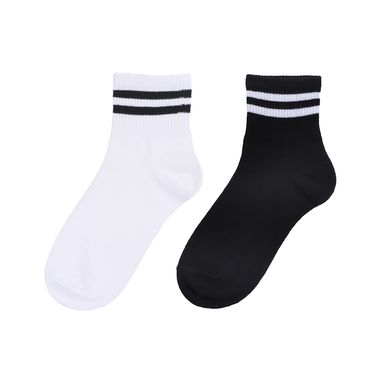 Set calcetines para mujer 80% poliéster 20% algodón multicolor unitalla 2 pares -  Miniso
