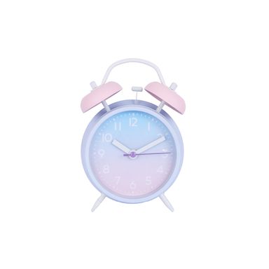 Reloj despertador de doble campana serie color degradado (azul) -  Miniso
