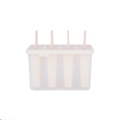 Molde para paletas de helado graceful series de 4 piezas beige -  Miniso