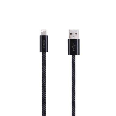 Cable de carga usb a lightning trenzado negro miniso -  Miniso