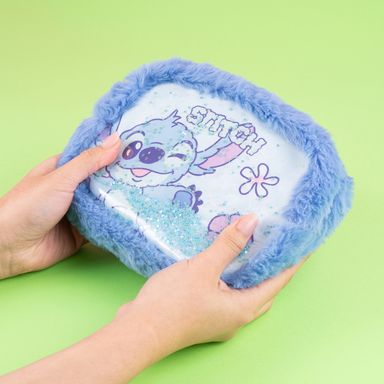Cosmetiquera 100% poliéster azul 22x17x6 cm stitch disney -  Lilo & Stitch