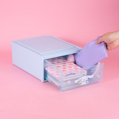 Organizador de escritorio con cajón sintético azul 26.5x35 cm cinnamoroll sanrio -  Sanrio